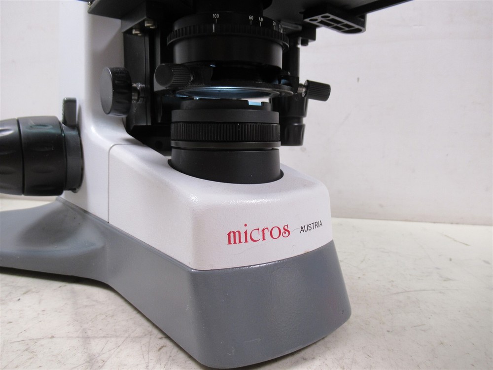 Micros Austria Daffodil Binocular Microscope 4 Objectives & Eyepieces MCX100LED