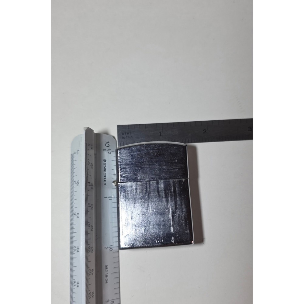 Vintage Slim Lighter Silver Tone Japan