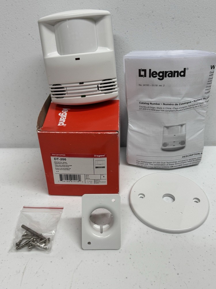 Wattstopper DT-200 Dual Technology Occupancy Sensor Wall/Ceiling Mount