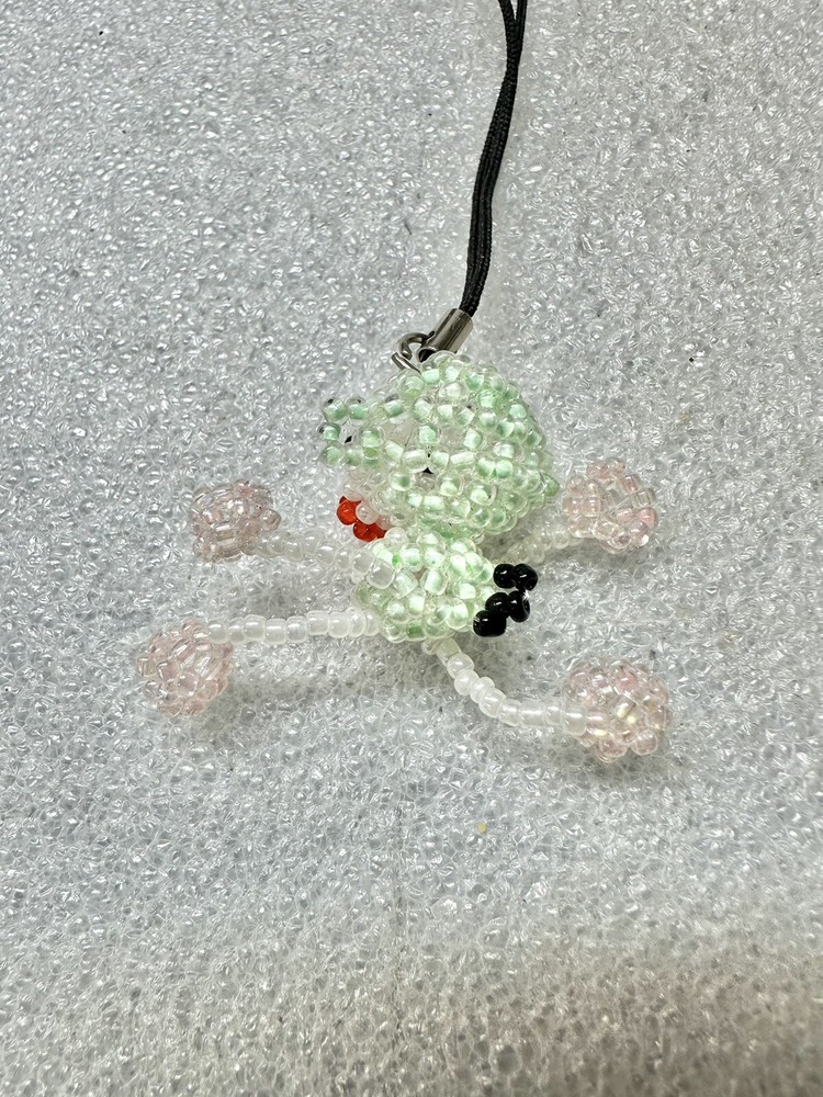 Handmade Seed Bead Adorable MONKEY Bag Charm
