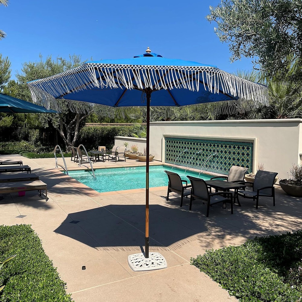 9ft 8 Ribs Replacement Umbrella CANOPY ONLY not include umbrella frame