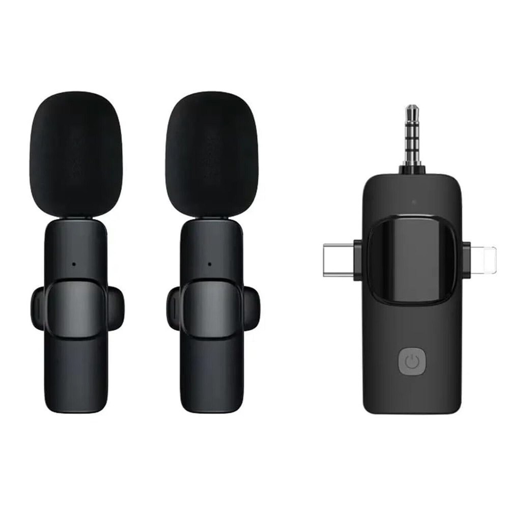 Sonic Realm 3in1 Wireless Lapel Microphone System