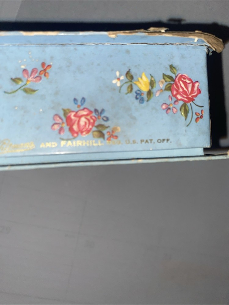 VTG Whitman’s Fairhill Chocolates Empty Box Assorted Selected Centers 1lb Box