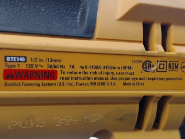 BOSTITCH BTE140 (ASA062141)