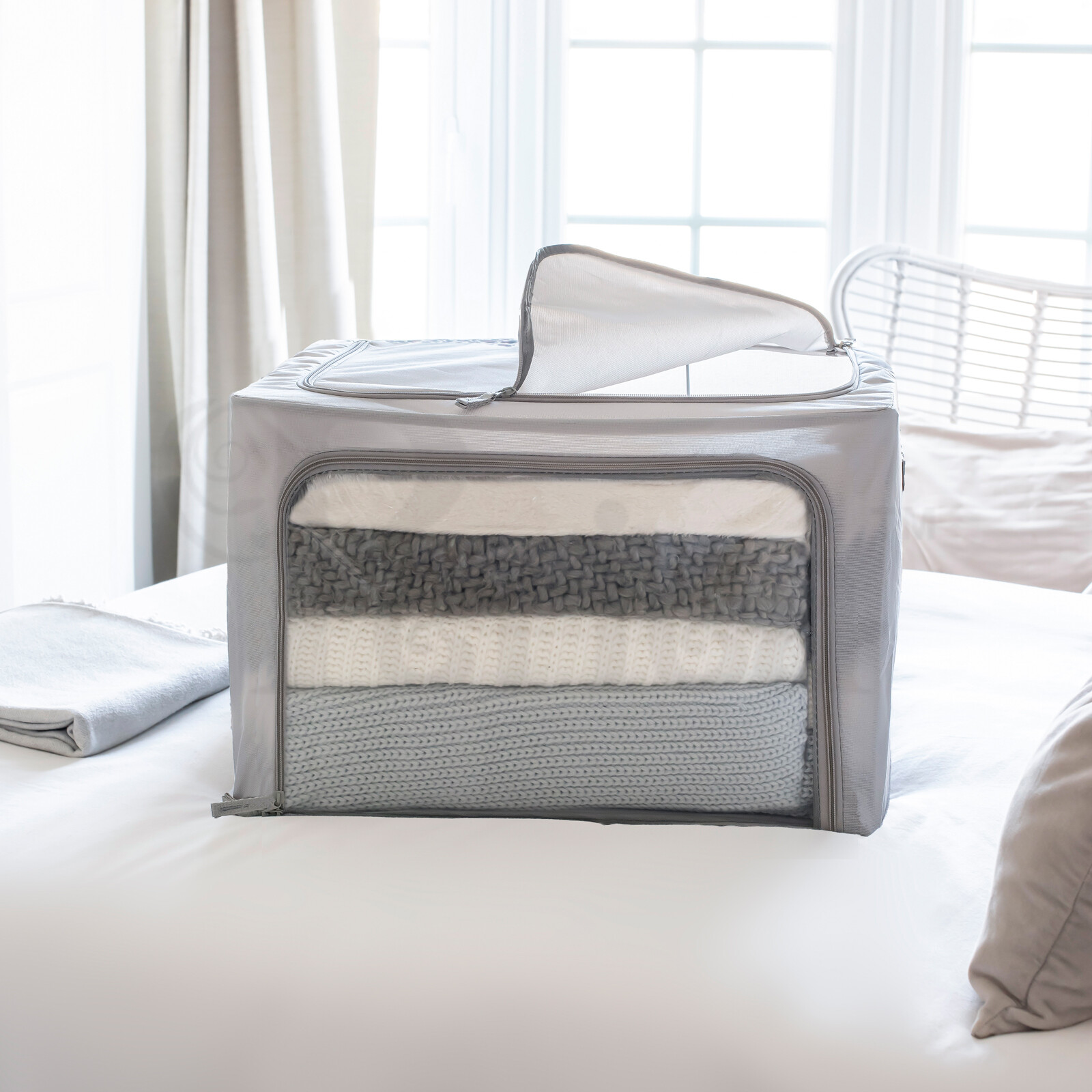 Periea Beau Clothes Storage Bag Steel Frame Underbed Box