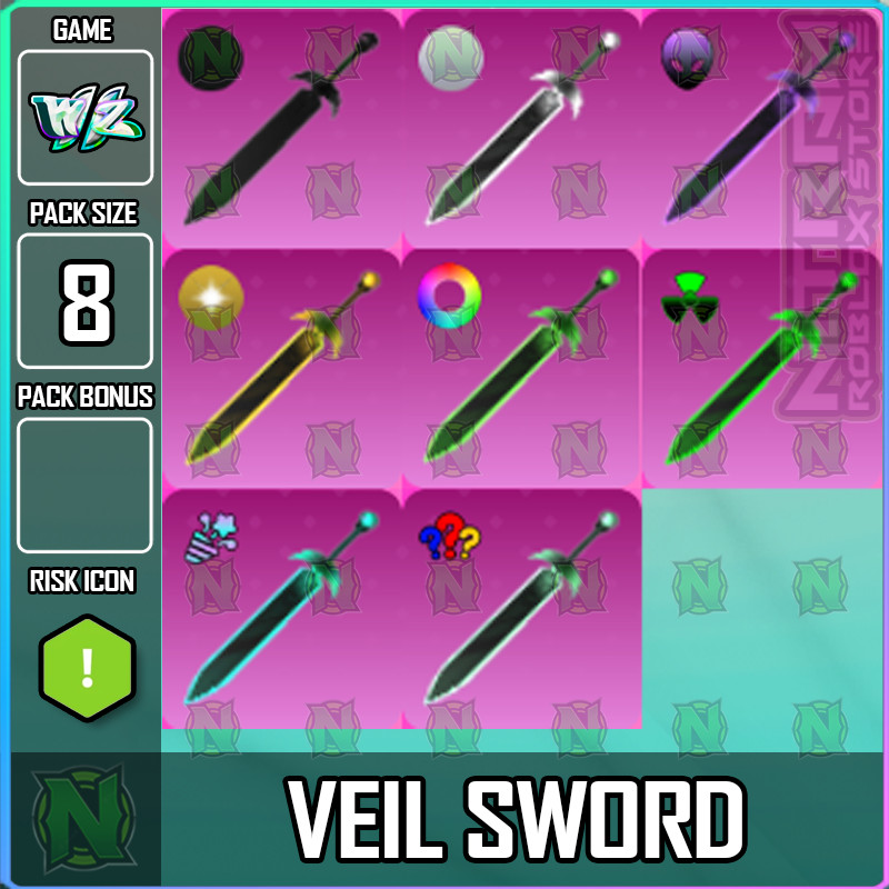 World Zero WZ - 8 PACK - VEIL SWORD MOUNT