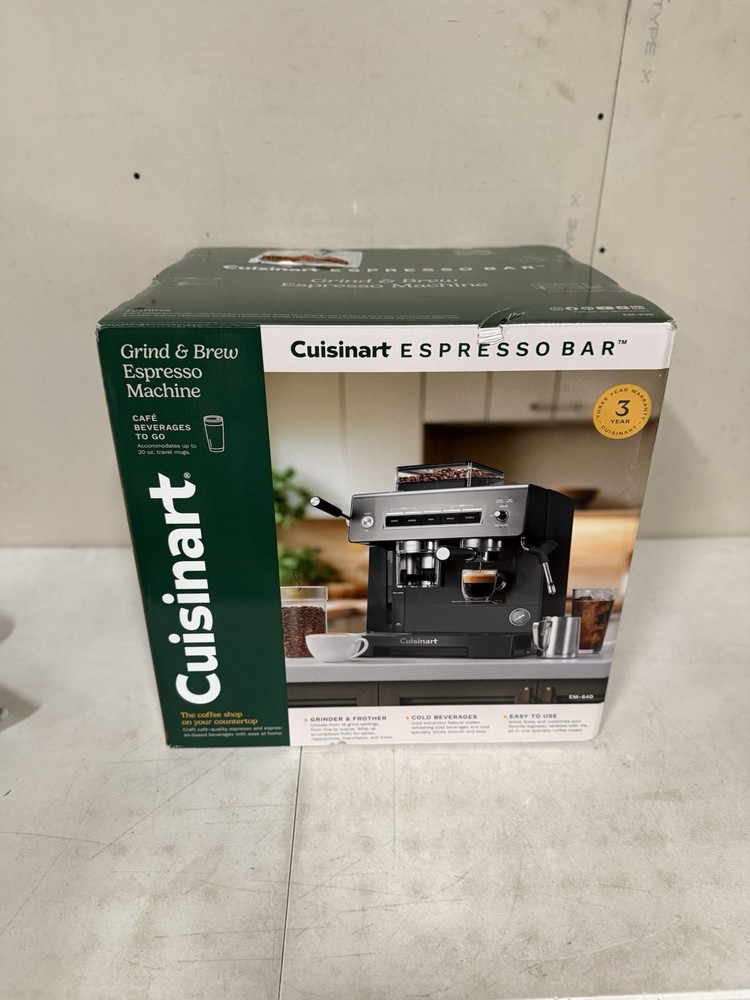 Cuisinart Grind & Espresso Machine
