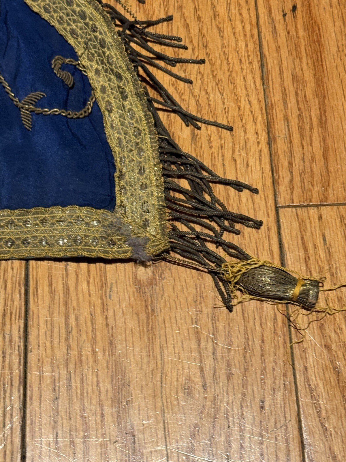 Vintage Catholic Processional Banner Dedicated To St Vincent Ferrer Banner