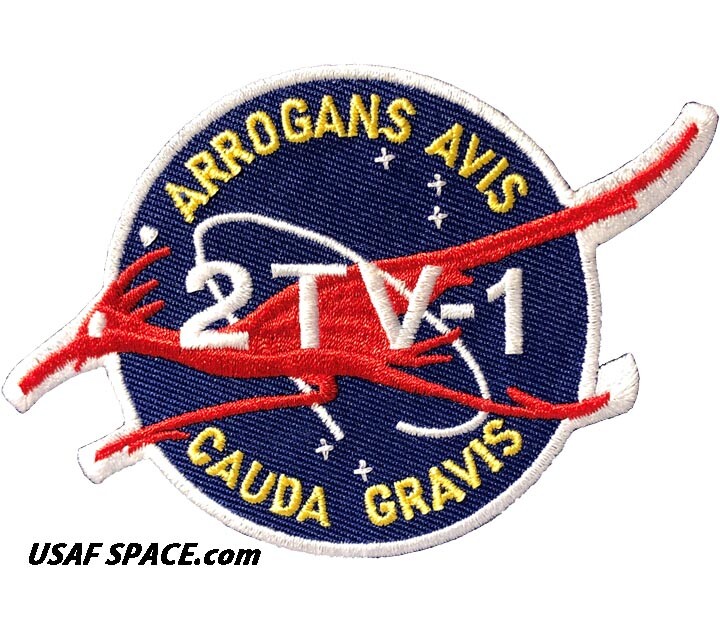 2TV-1 -NASA APOLLO COMMAND MODULE TEST PROGRAM - ORIGINAL AB Emblem 4" PATCH