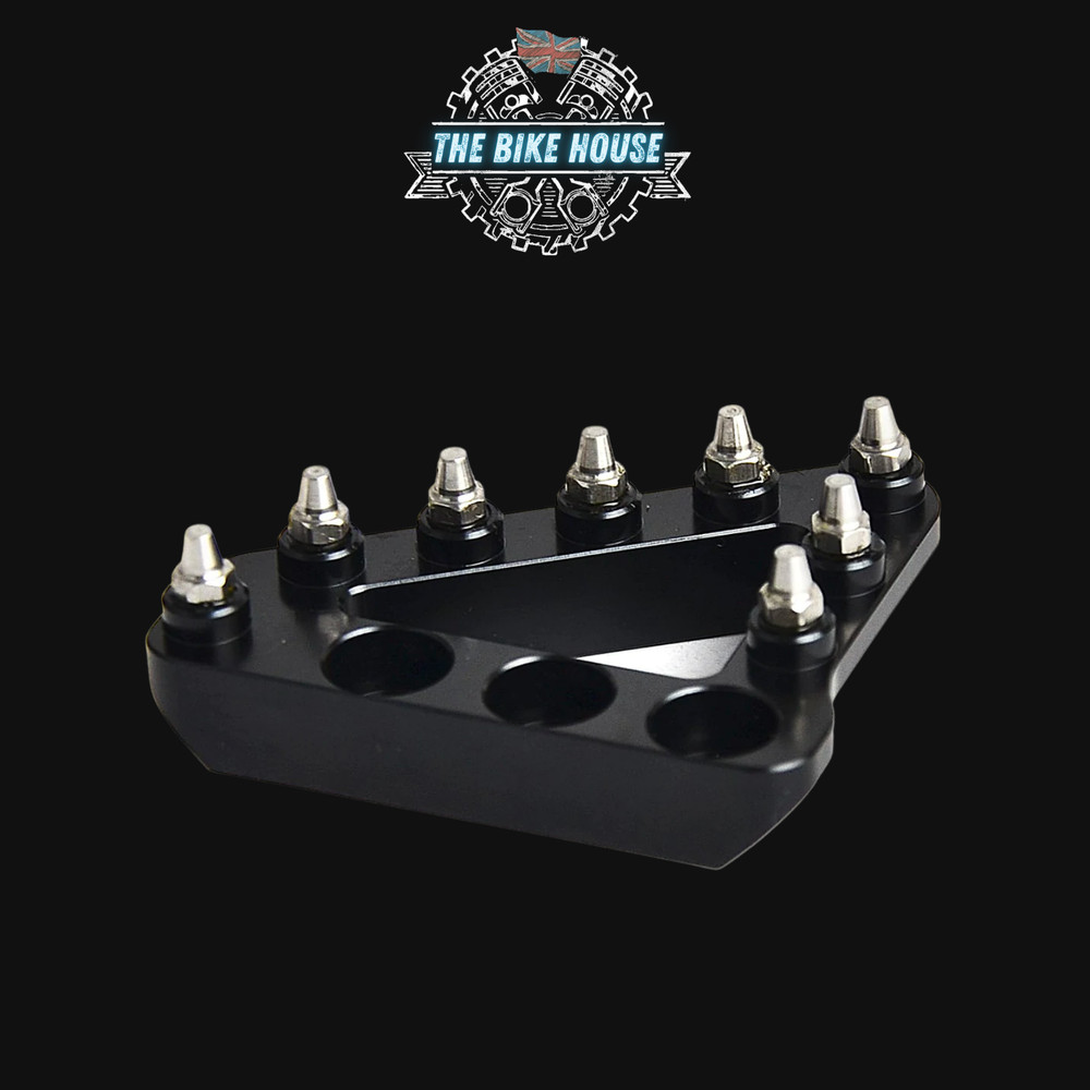 OVERSIZED ANODISED BLACK REAR BRAKE PEDAL TIP