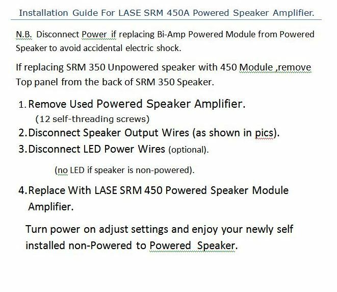 LASE Replacement Amplifier Module for Mackie SRM 450 V3 Powered Speaker w DSP