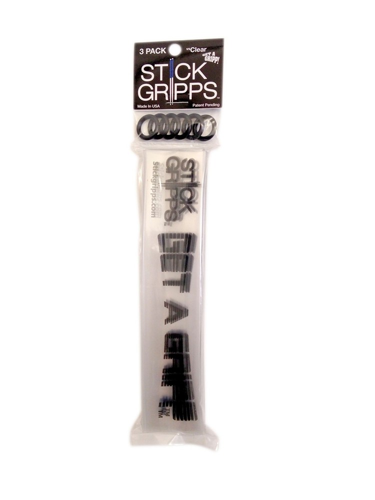 Stick Gripps Ring and Sleeve (3 Pairs) Clear