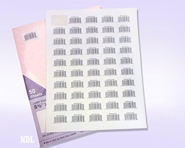 White Blank Rectangle Stickers - 5000 Labels