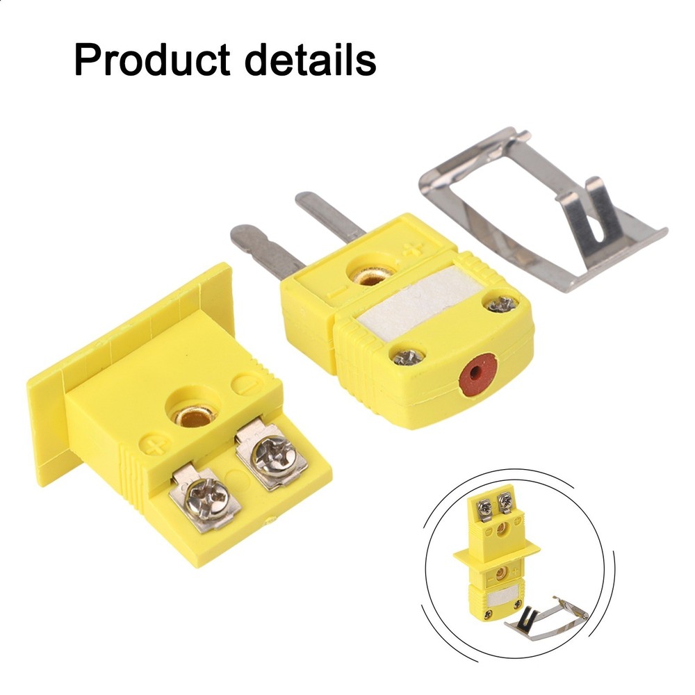K Type Miniature Socket & Panel Mount Connector for Thermocouple Systems