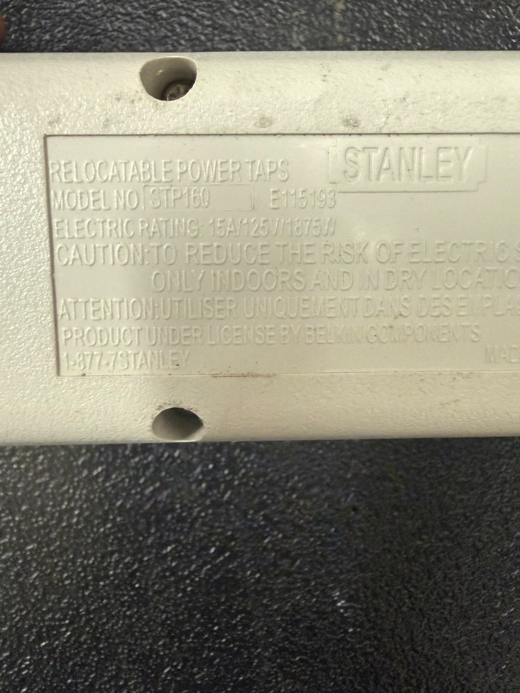 Stanley STP160 Power Strip