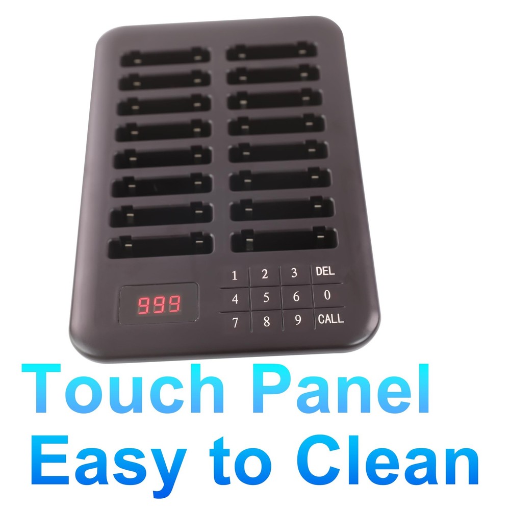Restaurant Pager System, Pagers for Restaurants Wireless Calling System Touch...