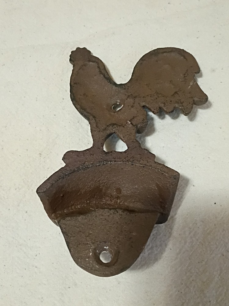 Cast Iron Rooster Bottle Opener D15