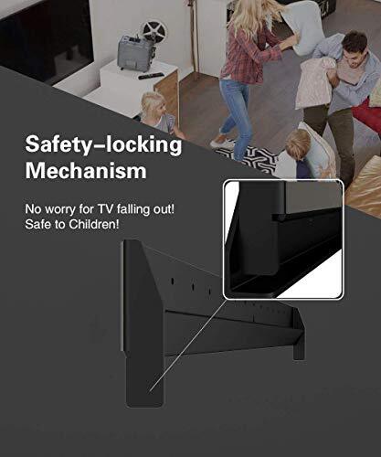 Mount Plus MP-NS400 No Stud Tilt TV Wall | Quick Studless 1 Pack