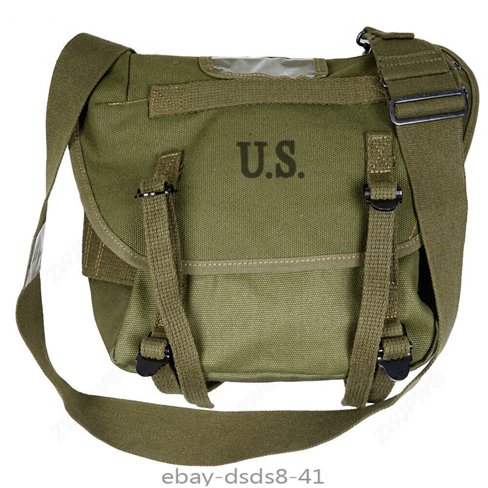 US Army M1961 Canvas Cotton Backpack Bag, New, Free Shipping