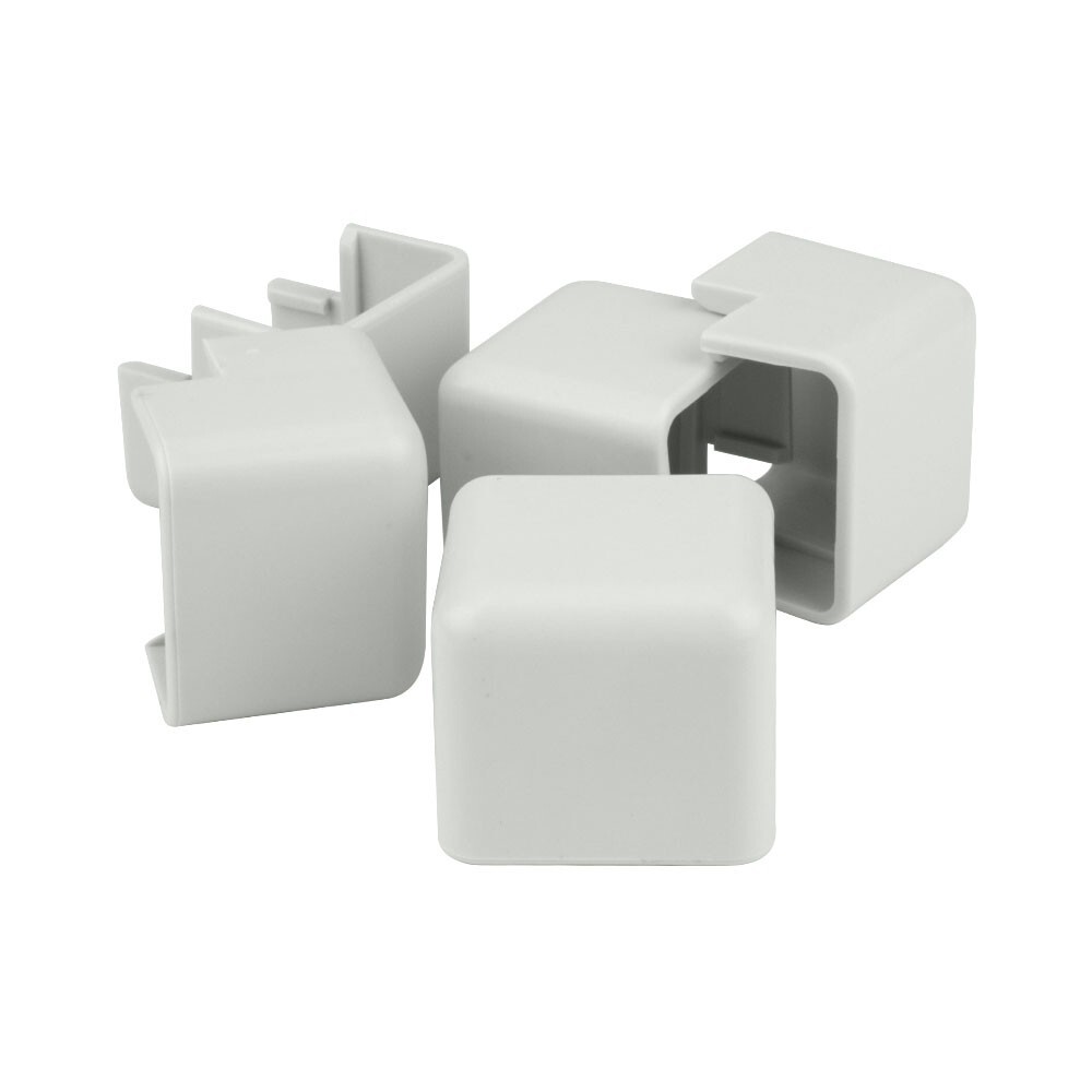 Construct Pro Raceway OUTSIDE Corner Adapters (5-Pack, 1.38”, White)