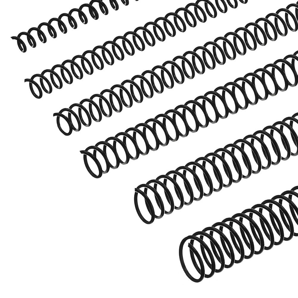120 PCS Spiral Binding Coils Plastic Binder Binding Spirals Rings Multi7975