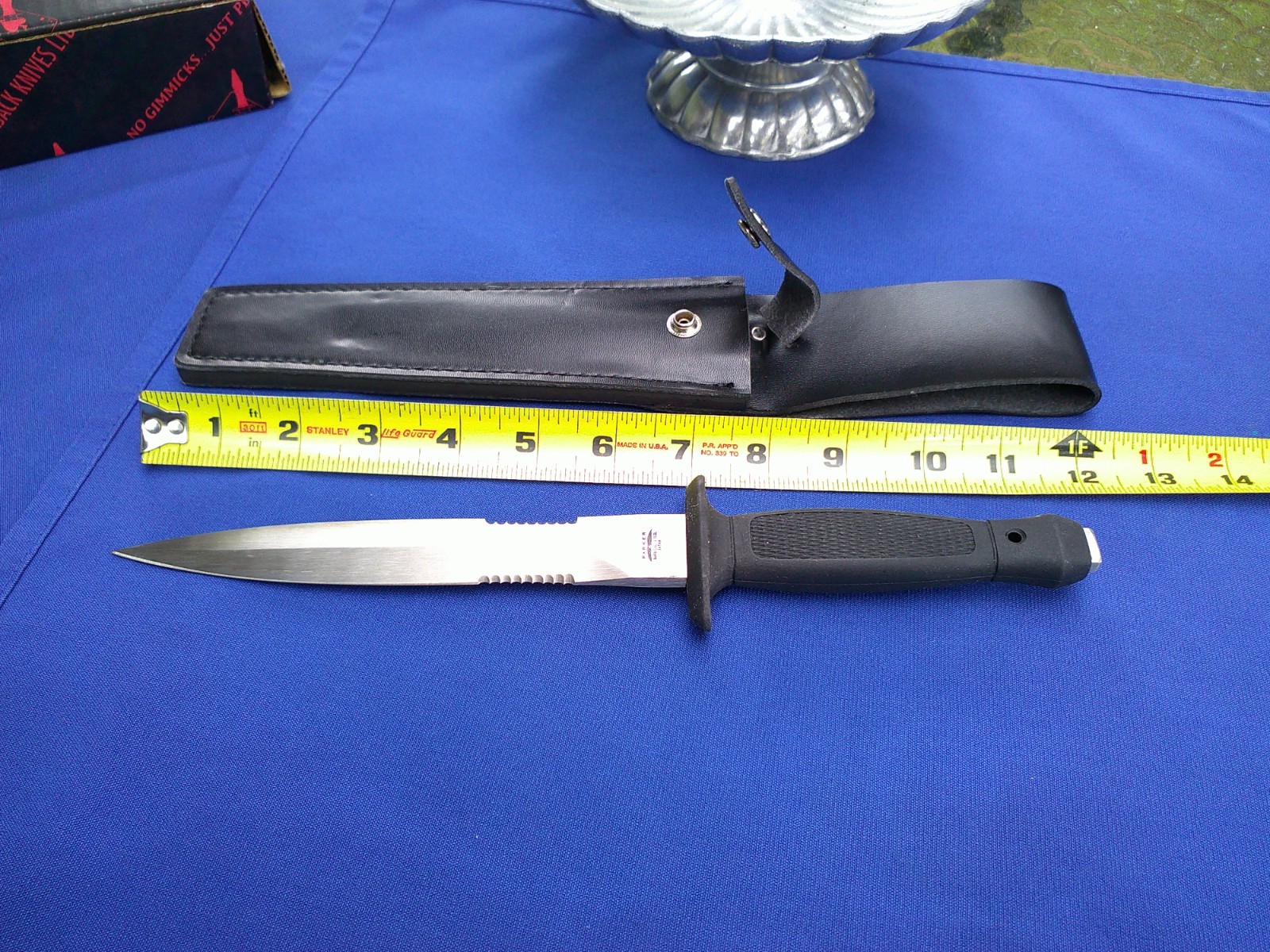 Vintage Parker Japan Surgical Steel Fighting Knife Dagger 11.5"