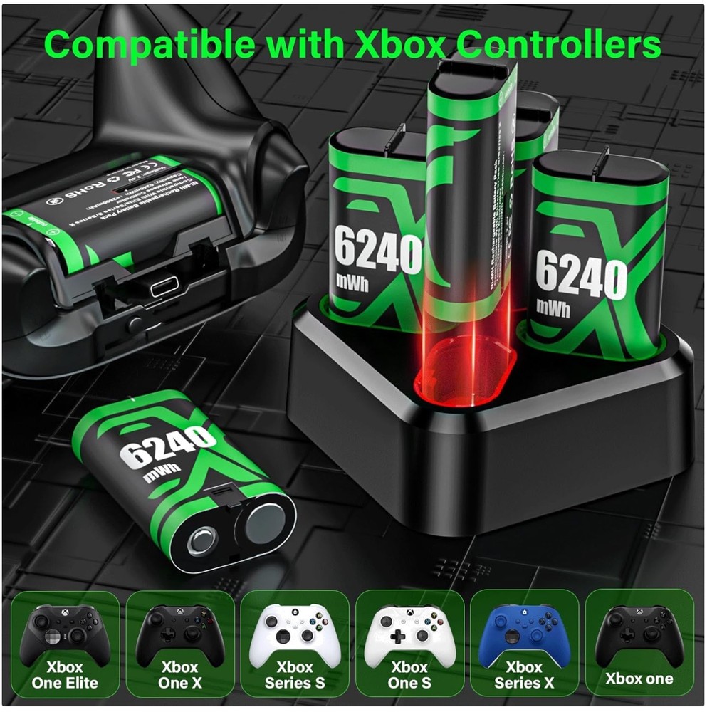 Xbox Rechargeable Battery Pack - Smart Charge Protection
