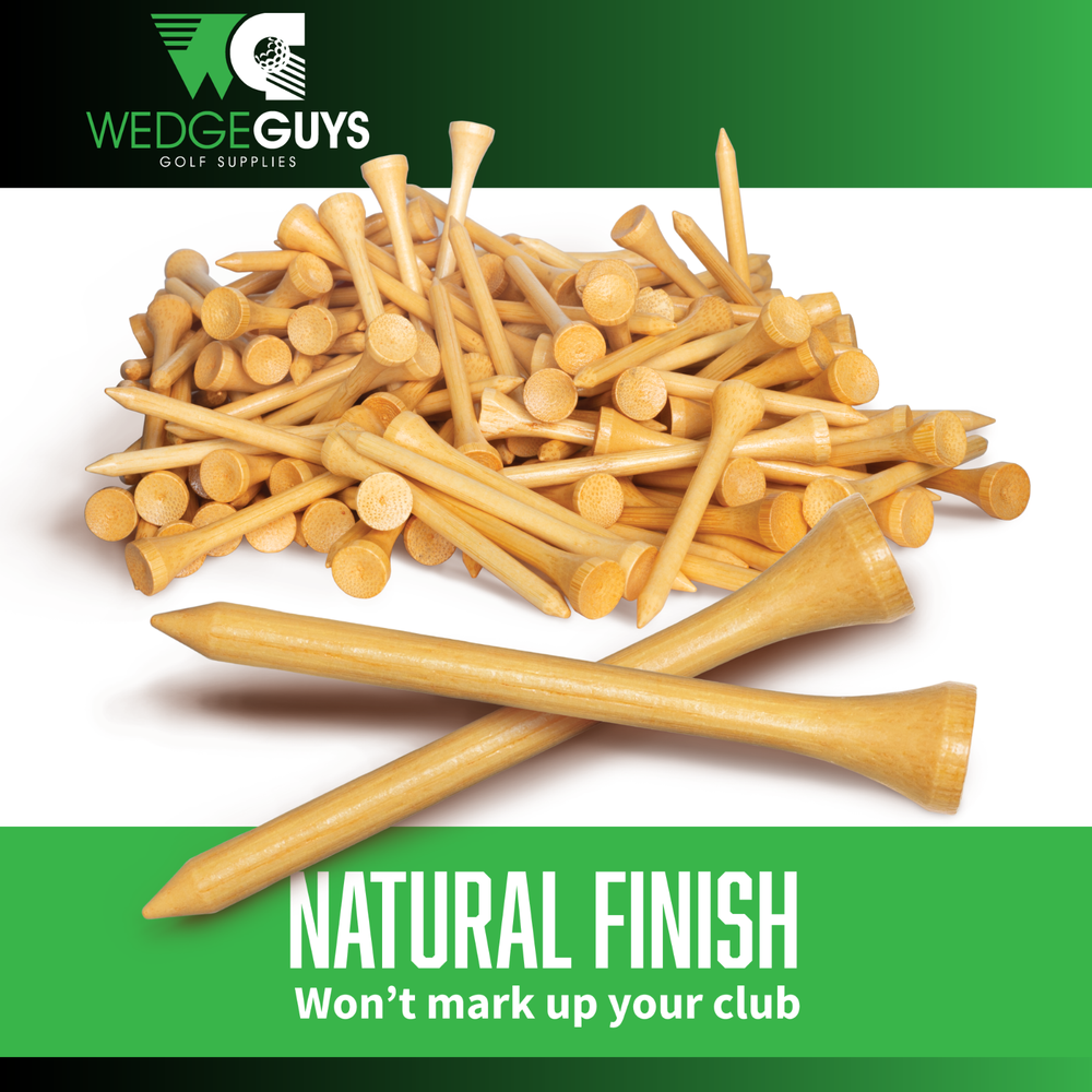 Bamboo Golf Tees Bulk - Choose Size - Choose Quantity