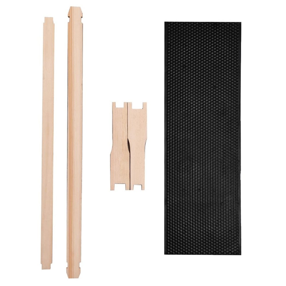 Medium Super Beehive Frames with Wax Foundations,10 Pack Honey Bee Frames wit...