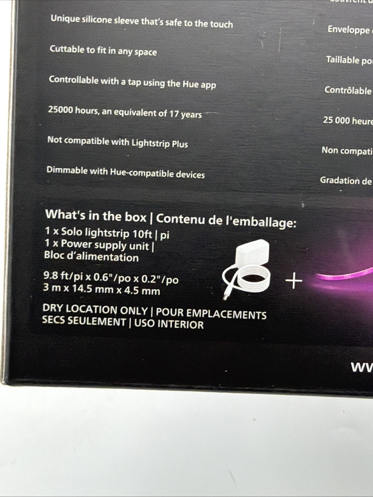 Philips Hue Indoor 10 ft Smart LED Solo Lightstrip - White & Color Ambiance