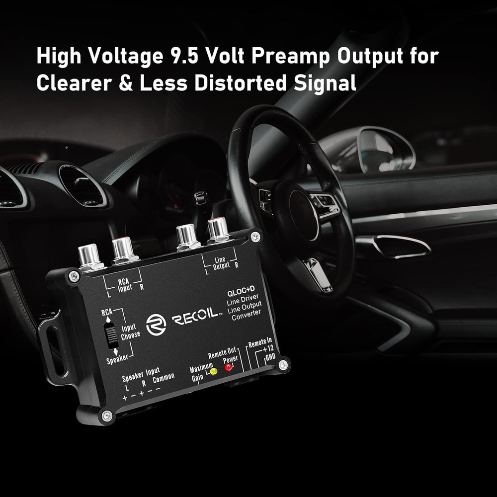 2-in-1 Line Output Converter Driver with Intelligent Auto Sense Functionality