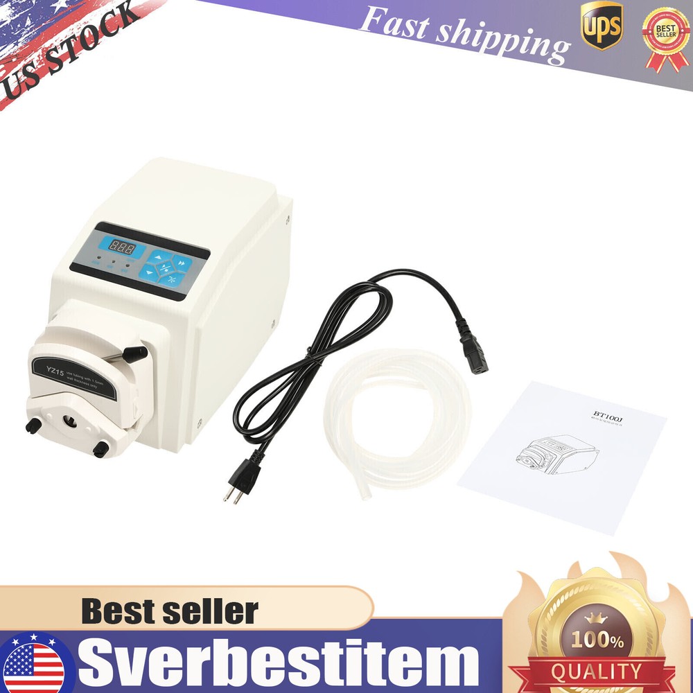 Industrial Variable Speed Liquid Metering Pump Peristaltic Pump High Precision