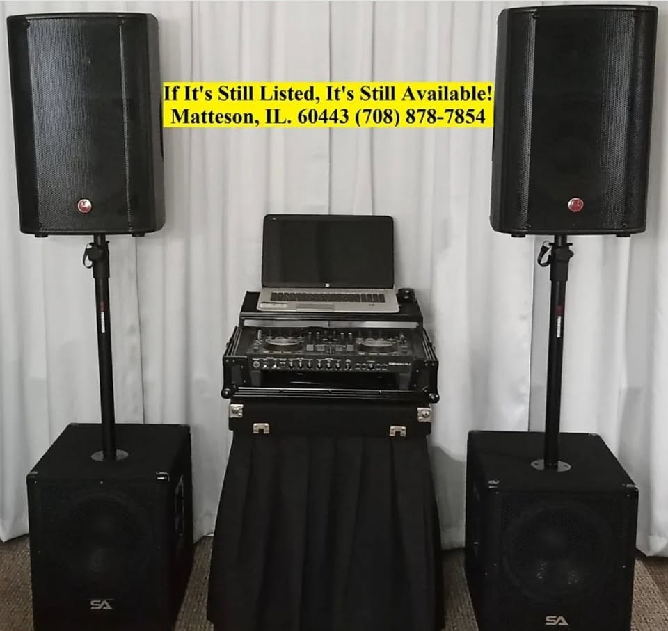 Complete DJ & Karaoke System. Includes Everything Needed For Working Any Event!