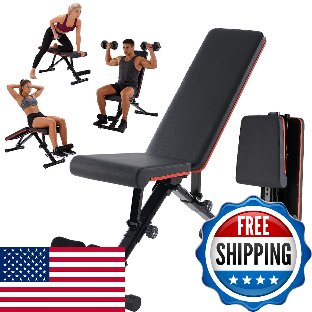 Aidoly Adjustable Weight Bench, Workout Bench 795 lbs Capacity with 72 Multi-Pos