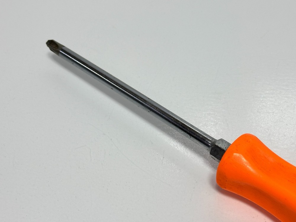 Snap On Tools USA Orange Hard Handle Phillips Tip Screwdriver