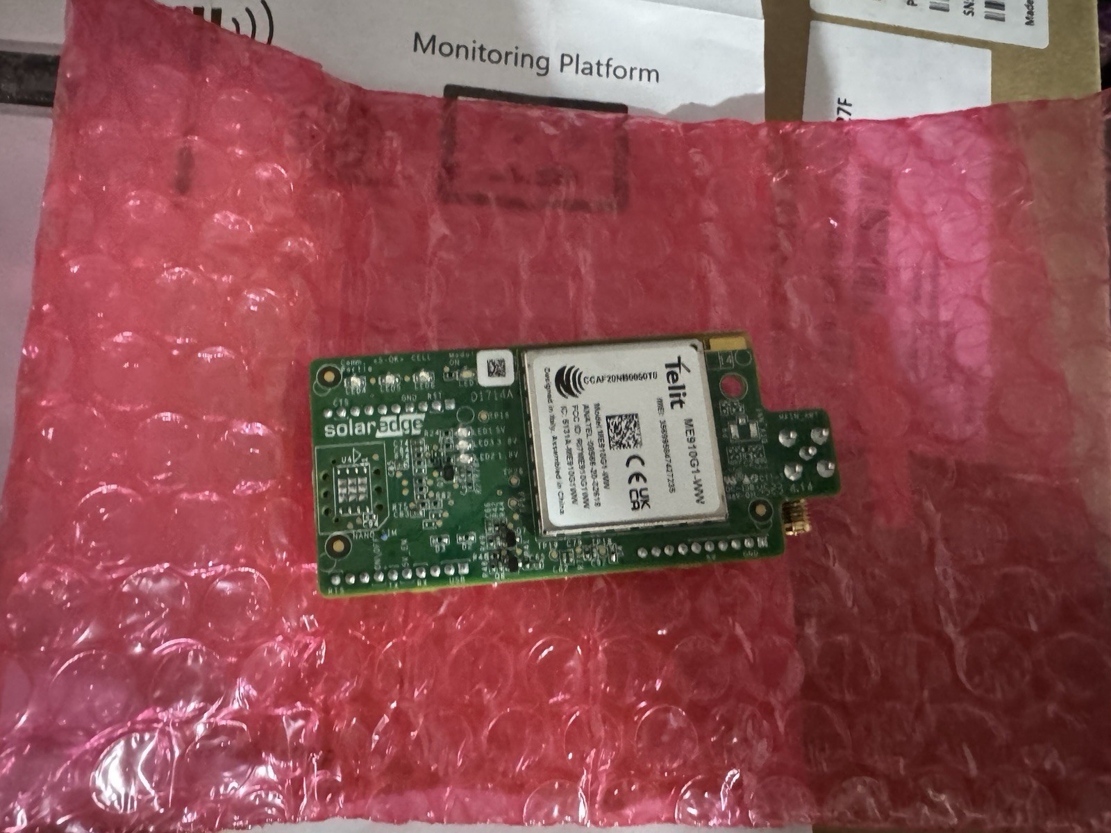 SolarEdge 5 Year Cellular Plug-In Kit