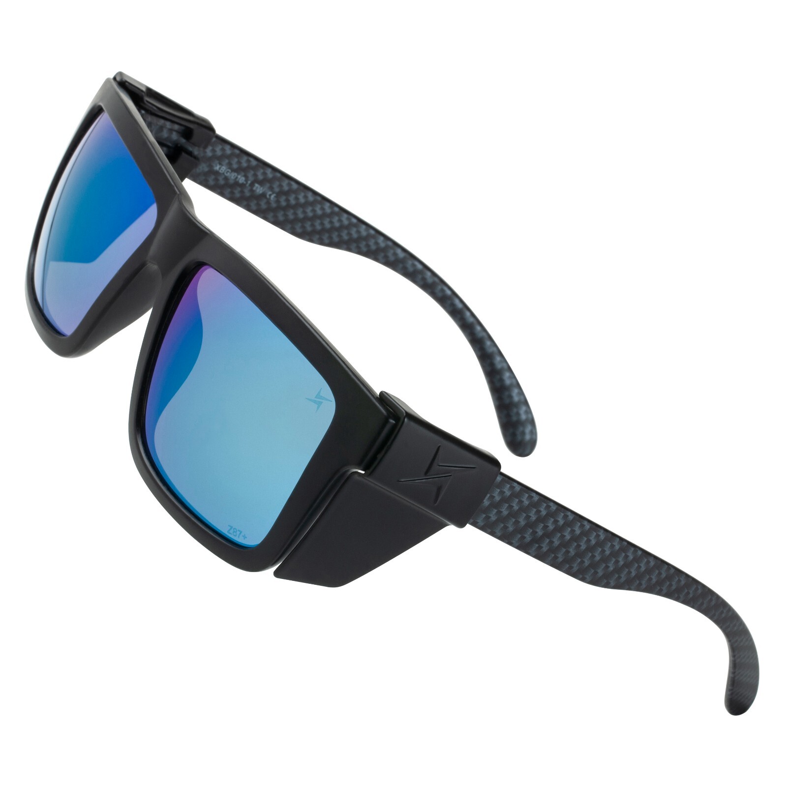 X Power ANSI Z87+ Weekenders XL Safety Sunglasses and Side Shield Combo, UV 400