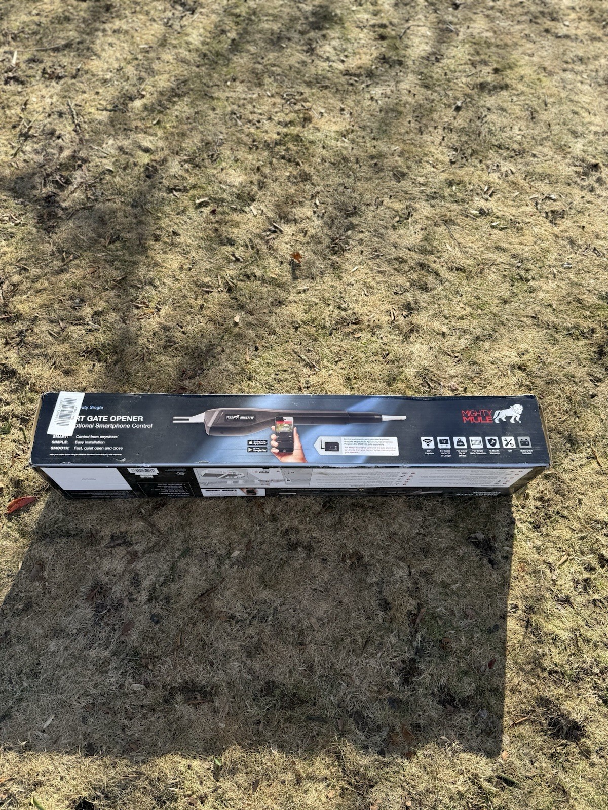 NEW - MIGHTY MULE MM371W SMART AUTOMATIC SINGLE GATE OPENER