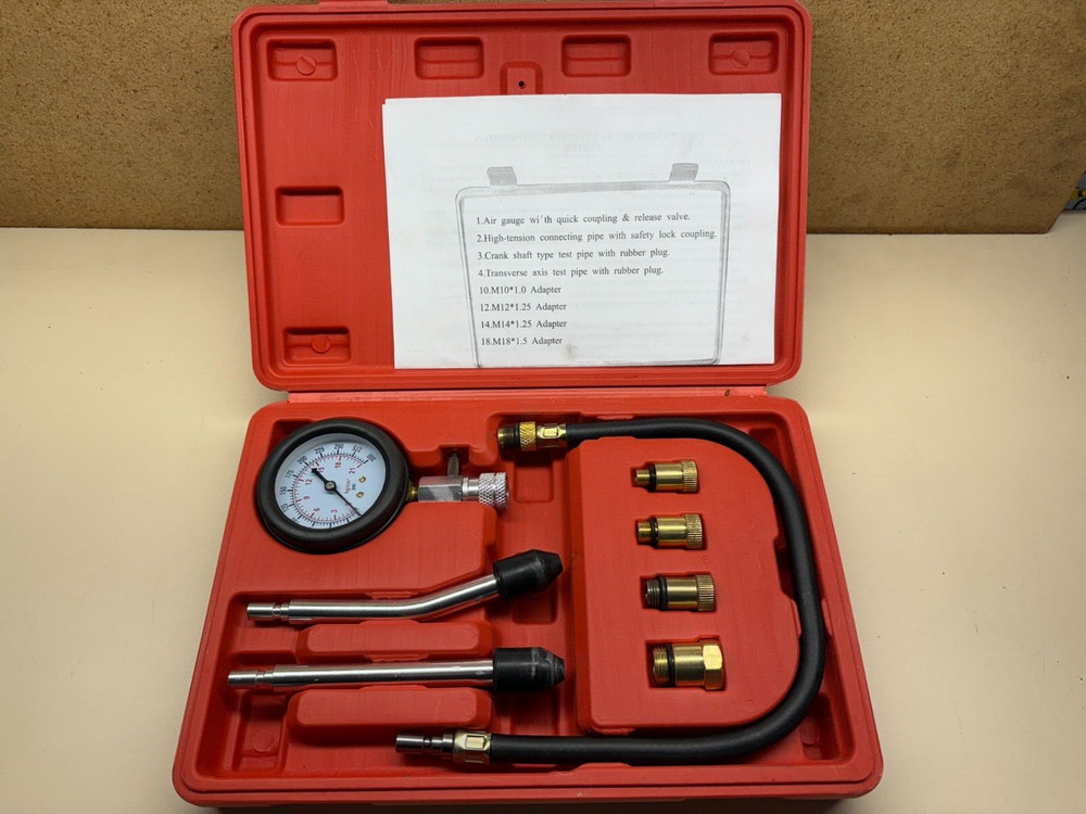 Compression Gauge Test Set for Engine Cylinders Diagnostic Tester