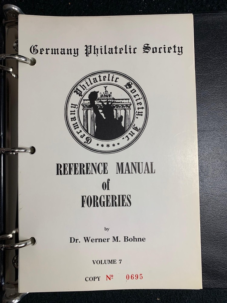 GPS Refernce Manual of (Germany) Forgeries - Dr Werner M Bohne - Vols 5 10