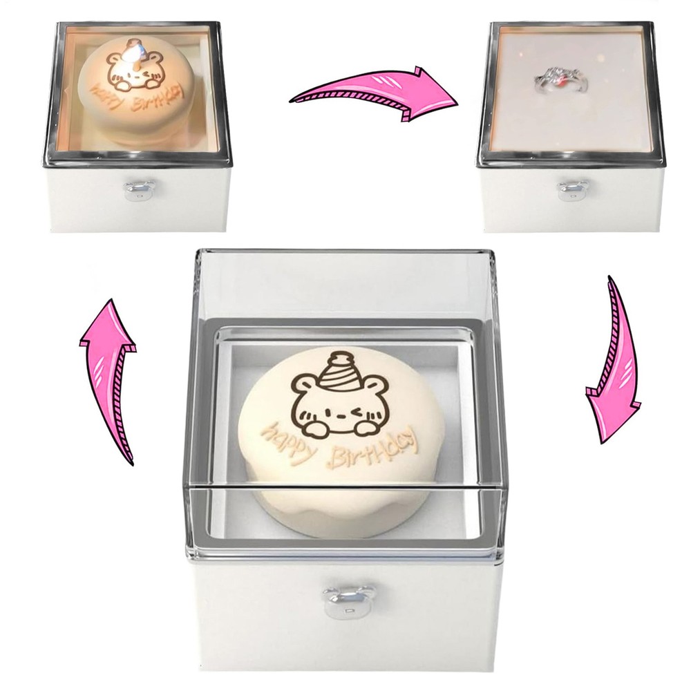 Engagement Reversible Box Reversible Prank Ring Box Romantic Atmosphere