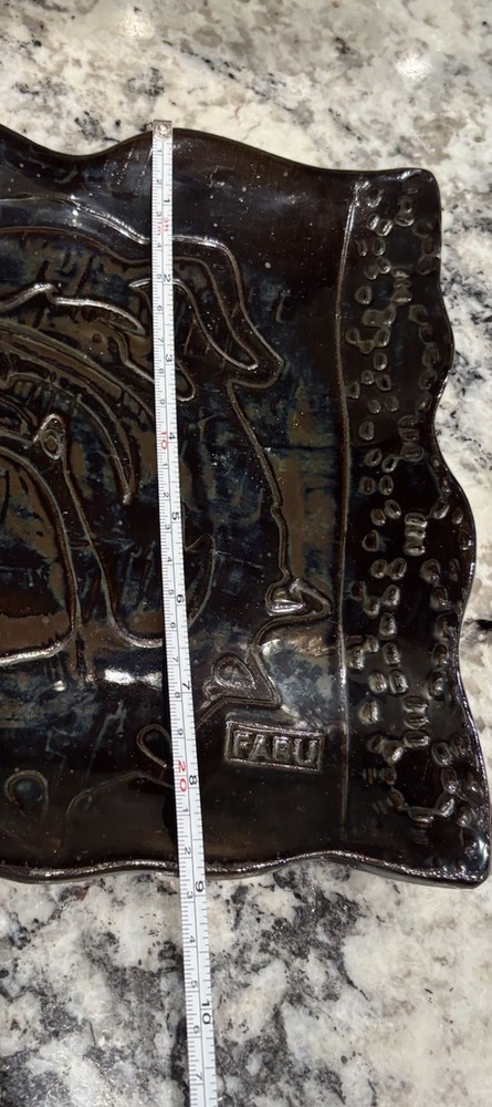 FABU Bulldog Ceramic Tray