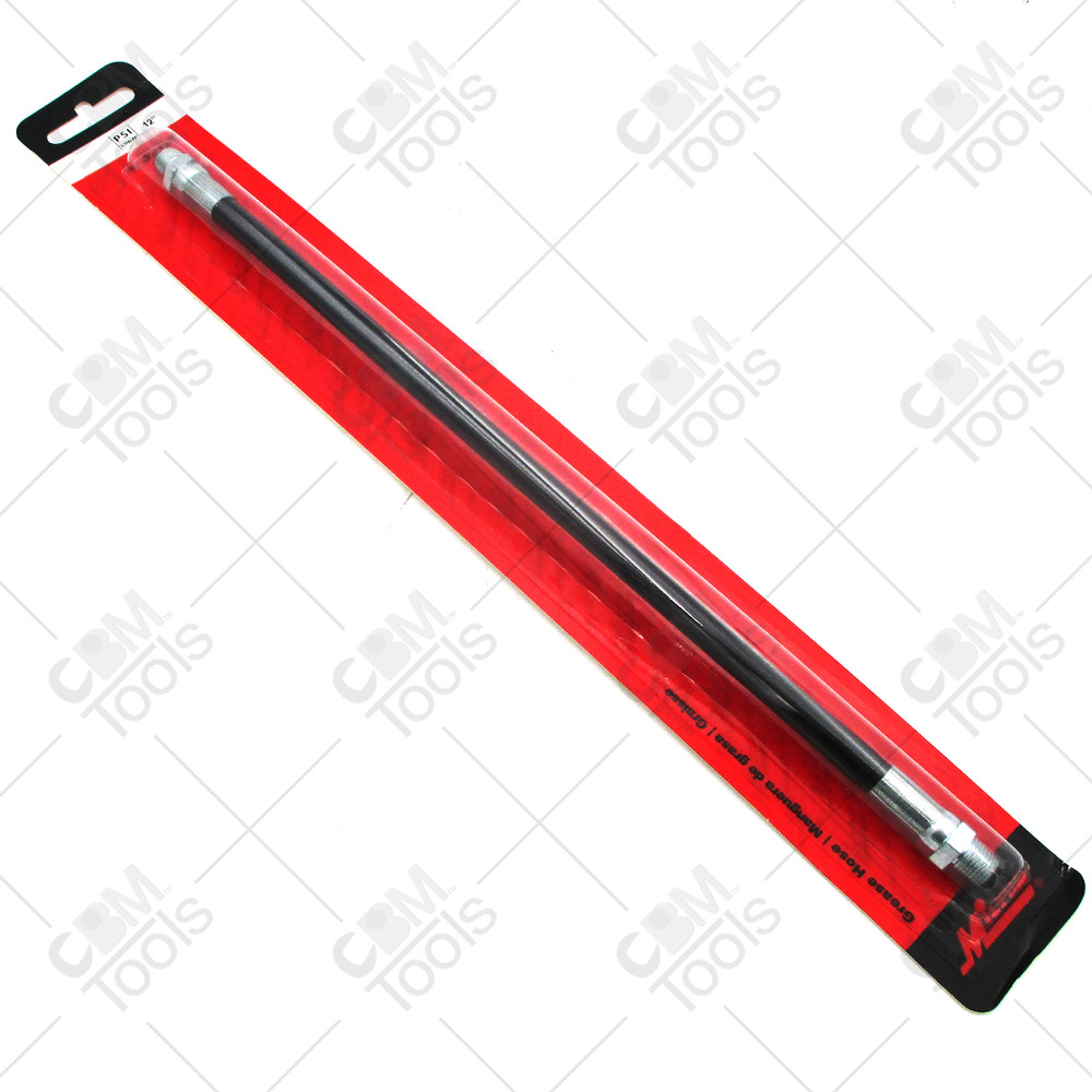 Milton S-3204 - 12" High Pressure Grease Hose - 3,500 PSI WP