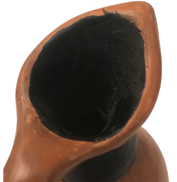 Peru Pottery Artwork Handmade Chulucana Peru Pottery Vase