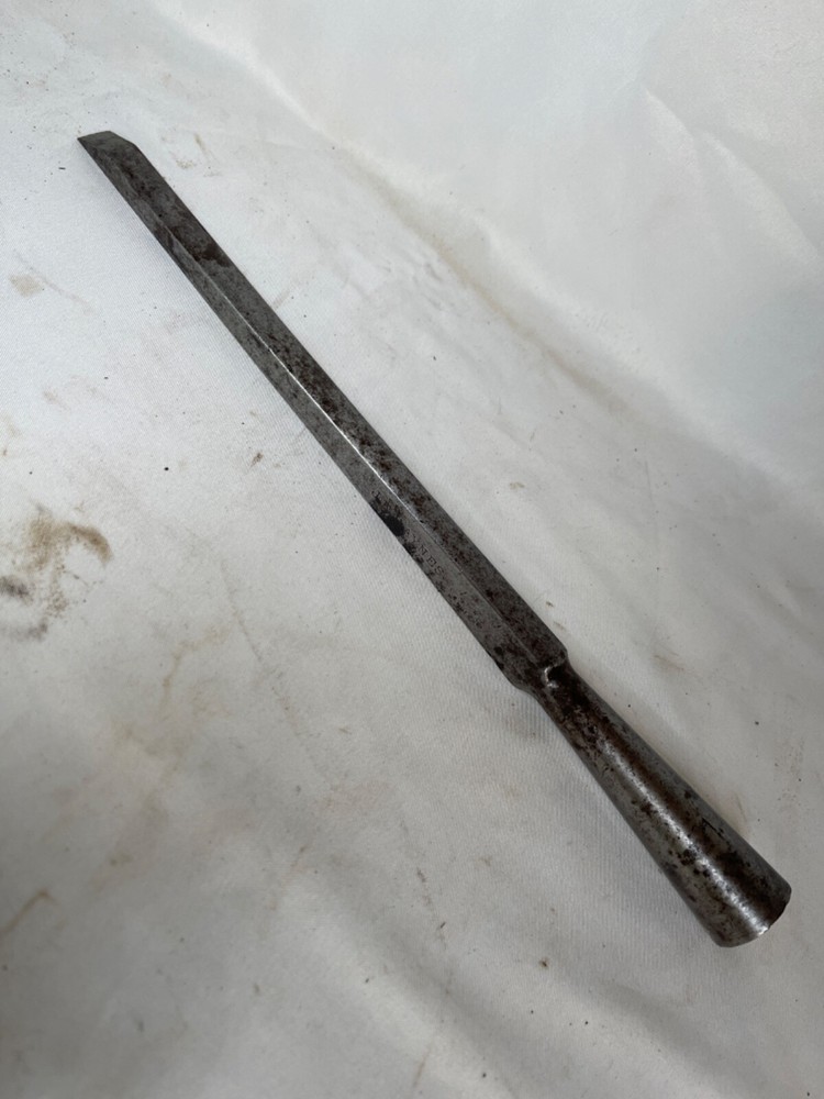 Antique PS&W co Hand Socket Chisel - Marked J.E. Haynes