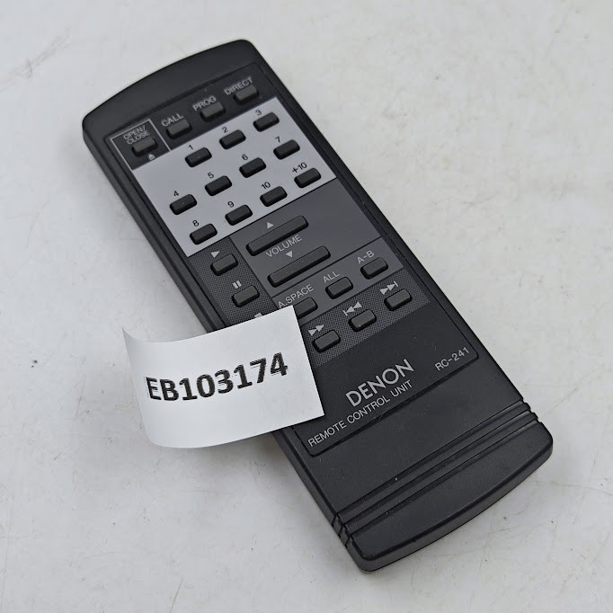 Denon RC-241 Remote Control - Working, No Packaging/Accessories