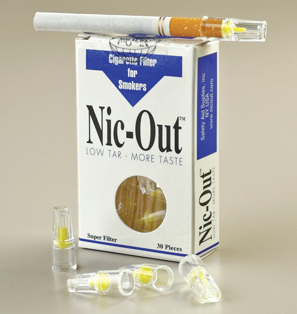 4 Packs NIC OUT Cigarette Filters 120 Tips Filter Out Tar & Nicotine Helps Quit