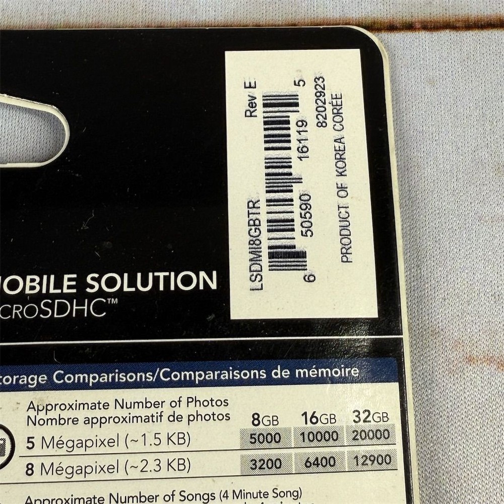 Lexar 8GB MicroSDHC Memory Card with Adapter