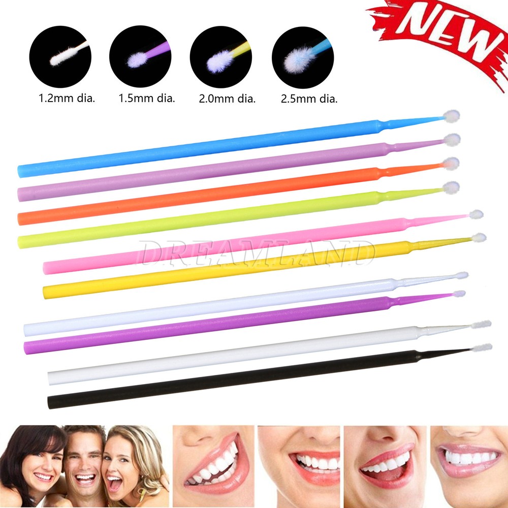 Dental Micro Applicator Disposable Tooth Brush Tips Regular/Fine