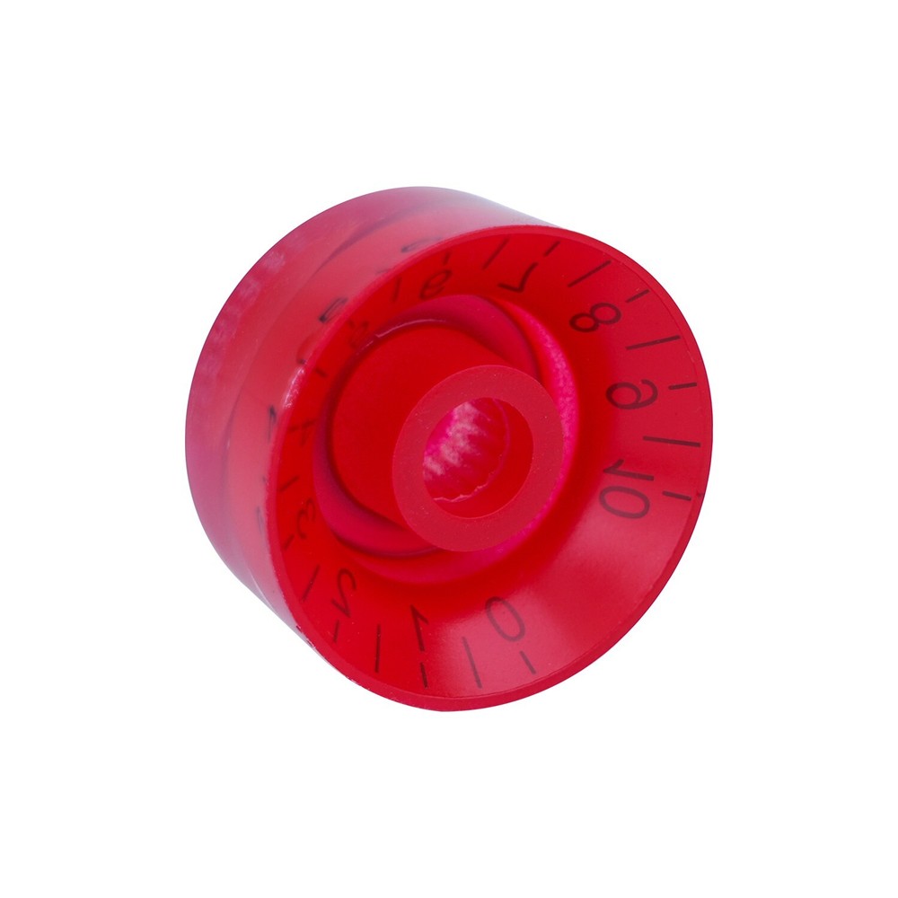 4x Red Electric Bass Guitar Knobs Speed Volume Control Knobs For LP SG Guitar